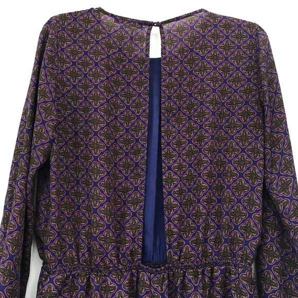 Lucca Couture Urban Outfitters UO Romper Jumpsuit long Sleeve Purple - Picture 6 of 8